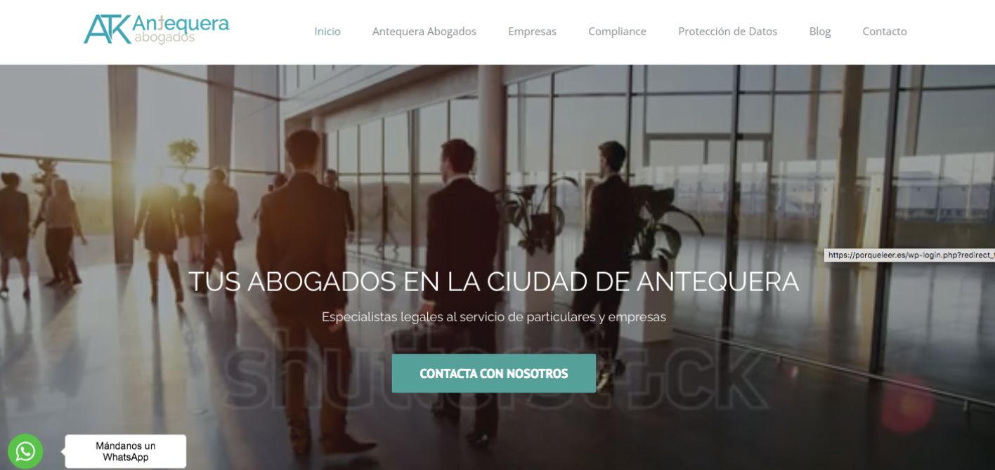 Página web barata despacho abogados