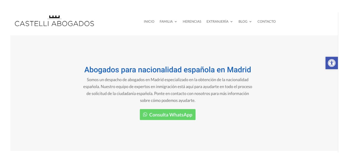 Página web barata despacho abogados