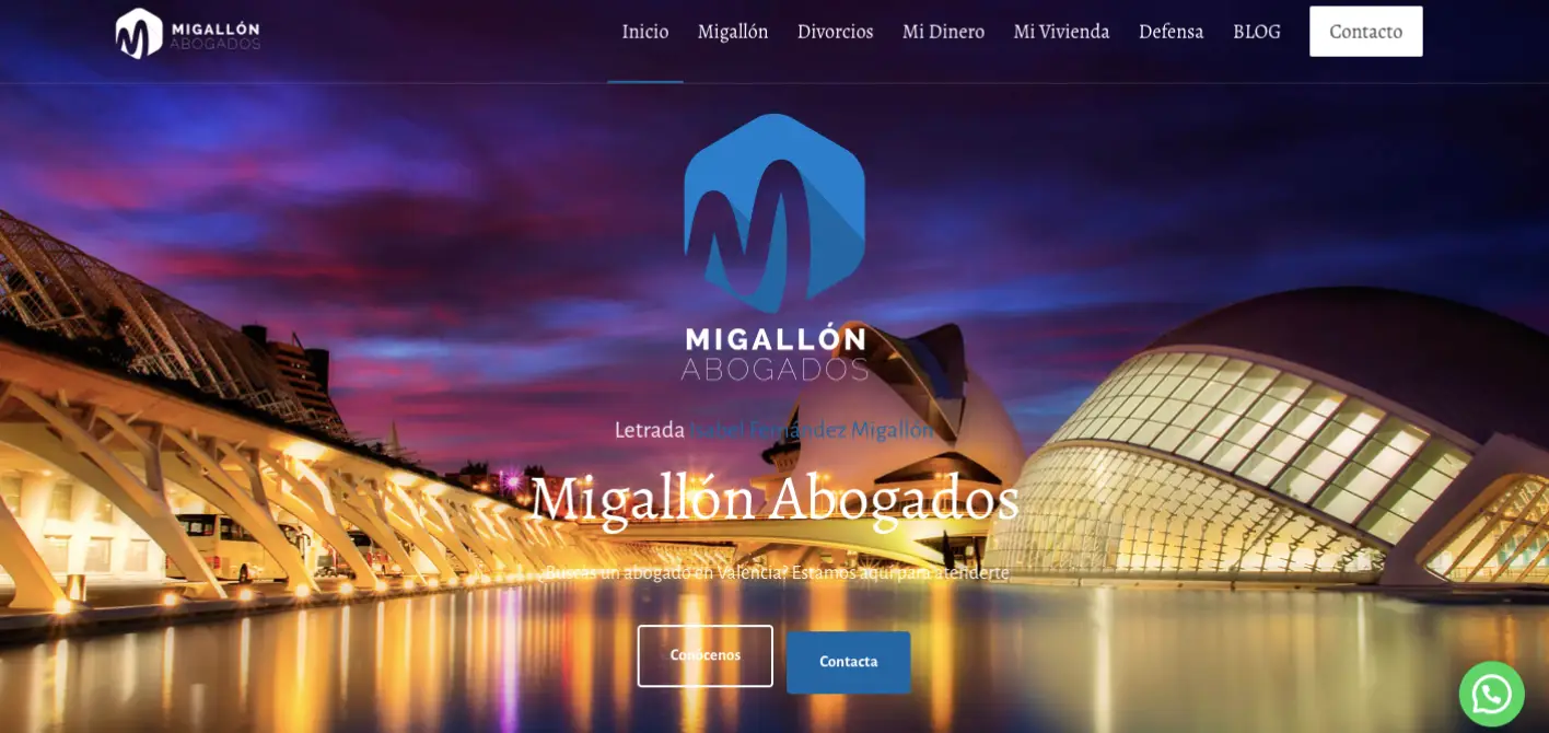 Web barata para despachos de abogados