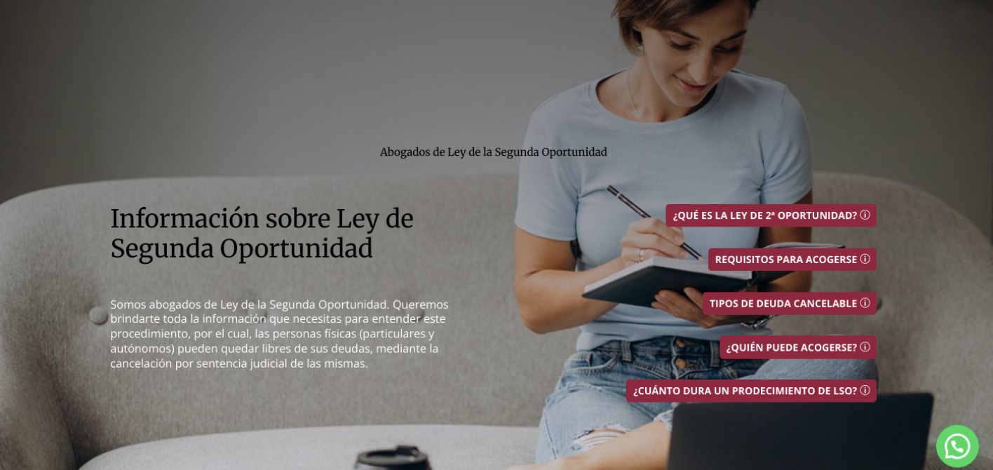 Página web barata despacho abogados