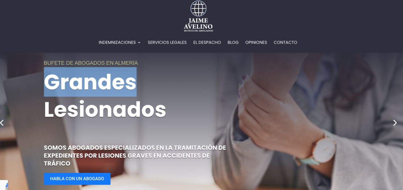 Web barata para despachos de abogados